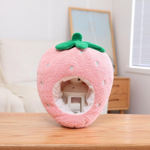 Strawberry Hat Selfie Hat Photo Prop Cute Plush Headgear