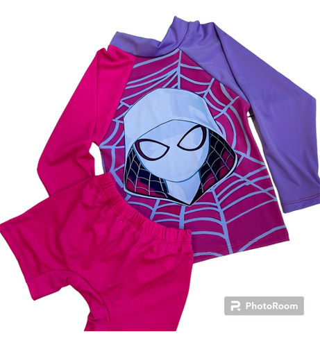 Vestido Traje De Baño Niña Spidergirl Gwen Stacy