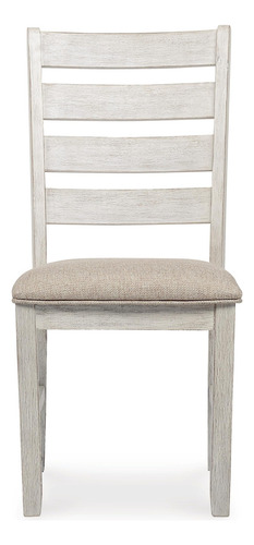 Sillas Comedor Modernas Granja, Set 2, Blanco, 45.72x55.88x9