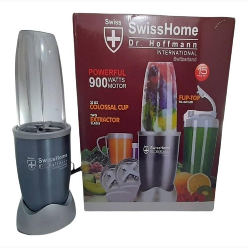 Extractor De Jugos Nutribullet Personal Swisshome 900 Watts 