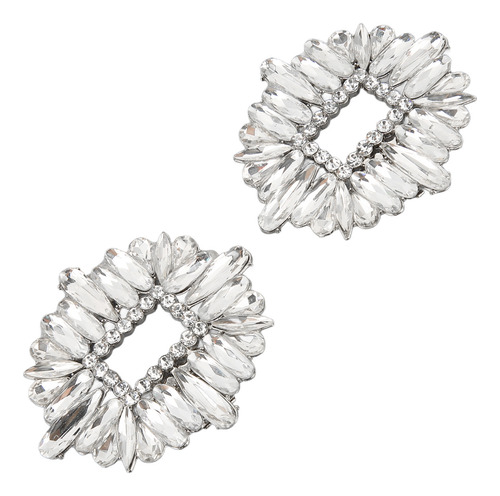 Decoração De Sapato De Strass, 2 Pares De Sapatos, Fivela, M