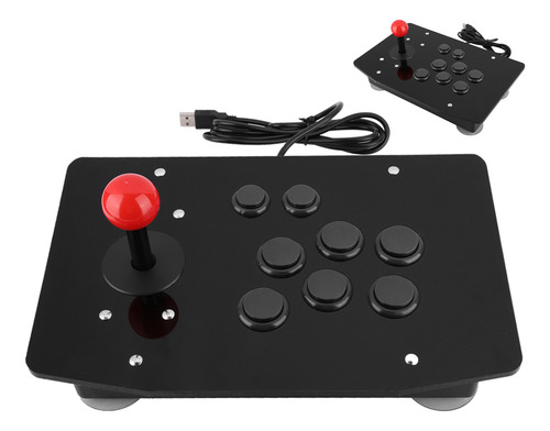 Empuñadura De Juego Rocker Controller Game Joystick Con 8 Bo