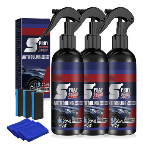 Kit De 3 Aerosoles Y Agentes De Recubrimiento Para Pintura A