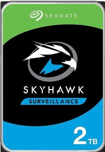 Disco Duro Interno Seagate 2tb Skyhawk Vigilancia  Color Plateado