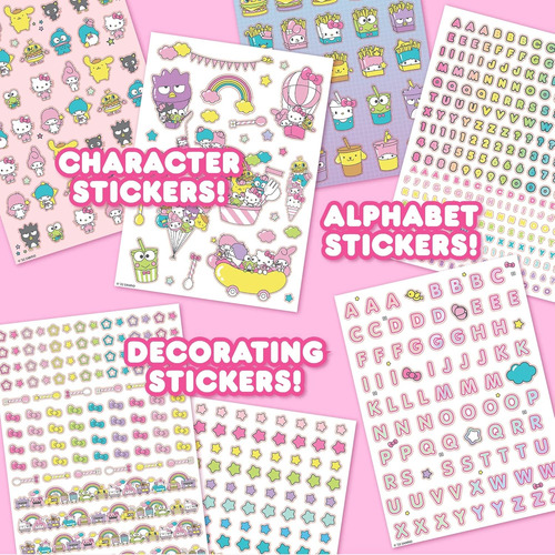 Libro De Pegatinas Hello Kitty Con Más De 1500 Stickers