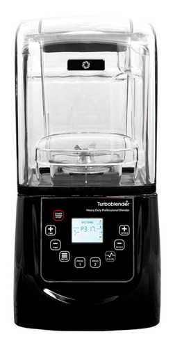 Imagen 1 de 5 de Licuadora Turboblender TB 020 Cover 1.5 L negra con jarra de tritan 220V