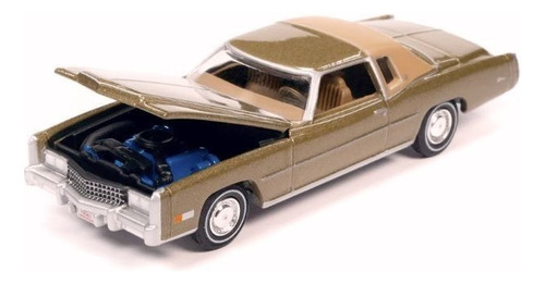 Famoso Cadillac Eldorado 1975 1:64 Autoworld Premium Series Color Dorado