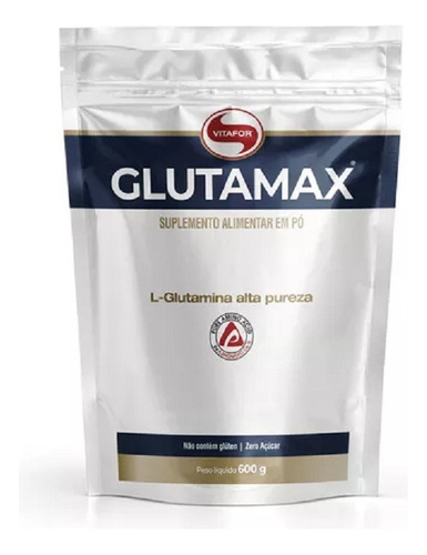 Glutamax Vitafor Pouch L-glutamina Alta Pureza 600g