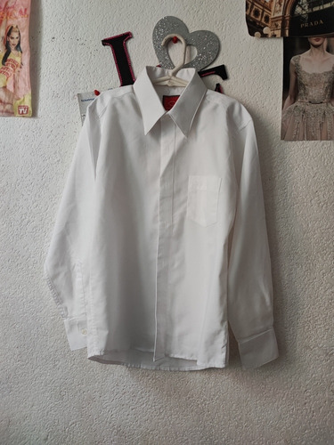 Camisa Blanca Para Niño Talla 10. Oscar De La Renta