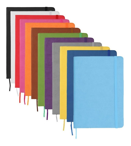 Paquete 20 Cuadernos Doble Raya Moleskin Personalizada