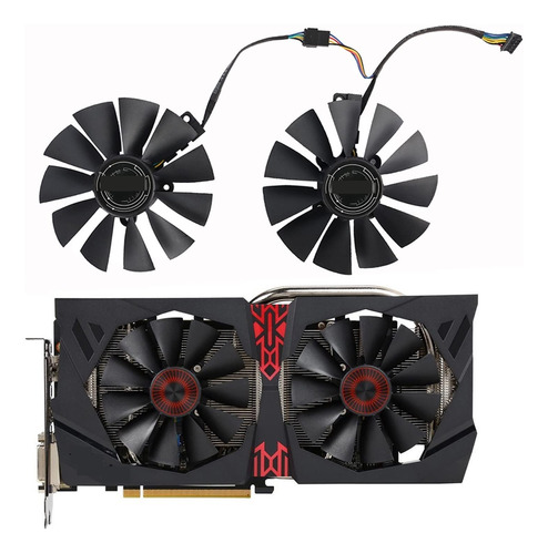 Mseuro Ventilador Tarjeta Video Para Asus Gtx Gpu Fan Lucky