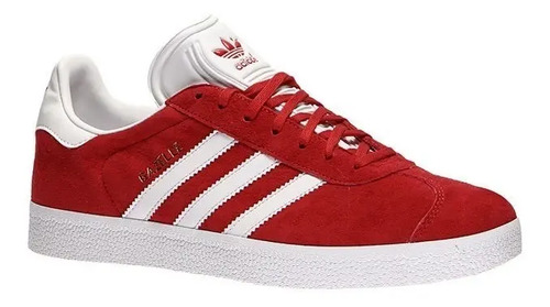 Tenis adidas Gazelle Rojo S76228 Hombre Look Trendy | Meses sin intereses