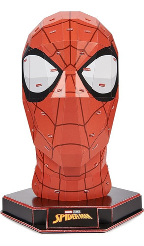 Rompecabeza 4d Build Spiderman Rostro  82 Piezas C/soporte