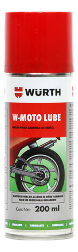 Grasa Para Cadenas De Moto W-moto Lube Wurth 200ml