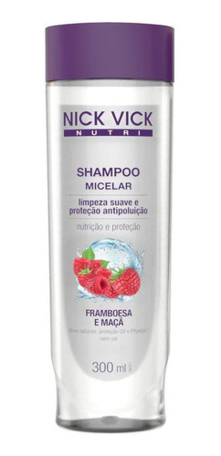 Shampoo Micelar Nick Vick Nutri 300ml
