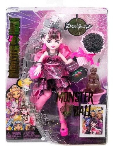 Monster High Draculaura Ball Muñeca 2023 Hija De Dracula 