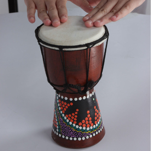 Imagen 2 de 6 de Tambor Africano (entrega Colorida) Patrón Pulgadas Compacto