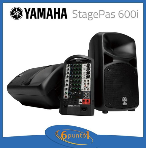 Yamaha Stagepas 600i - Sistema De Sonido Portátil - Recoleta
