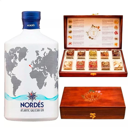 Gin Nordes Atlantic Galician + Estuche Mixologia Indomita