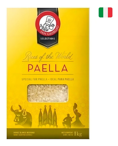 Arroz Para Paella San Giorgio Envasado Al Vacío 1kg