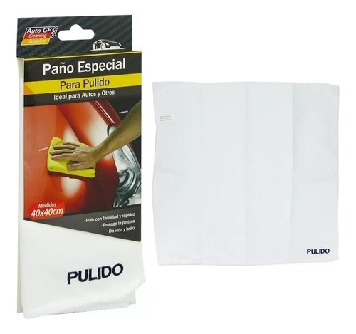 Pack 12 / Paño 40x40cm Micro Fibra P/pulido De Auto.