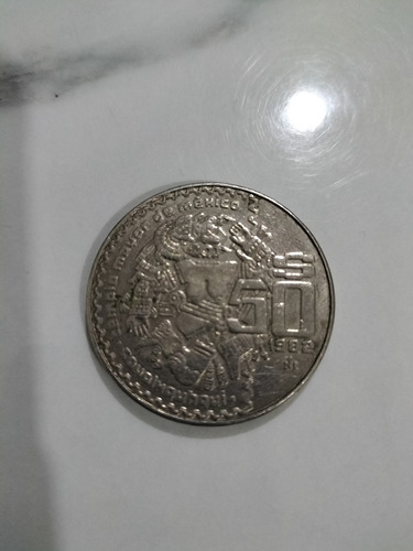 Moneda De 50 Pesos Mexicanos De 1982