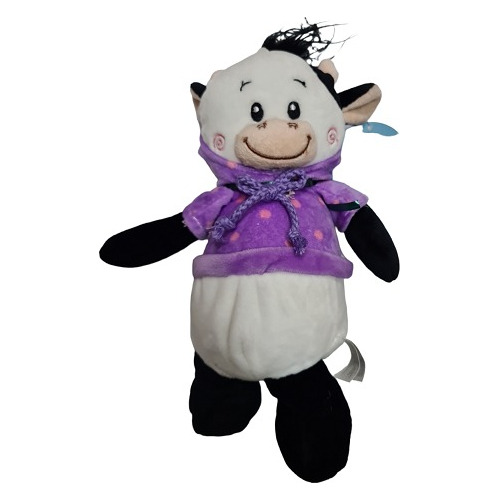 Peluche Con Camisa Vaca 25cm 