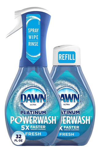 Dawn Powerwash - Kit De Iniciación En Aerosol, Jabón Para.