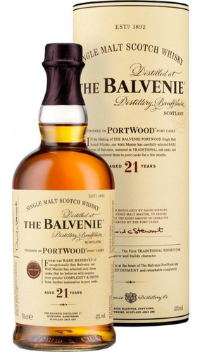 Whisky The Balvenie 21 Años Portwood 700ml En Estuche