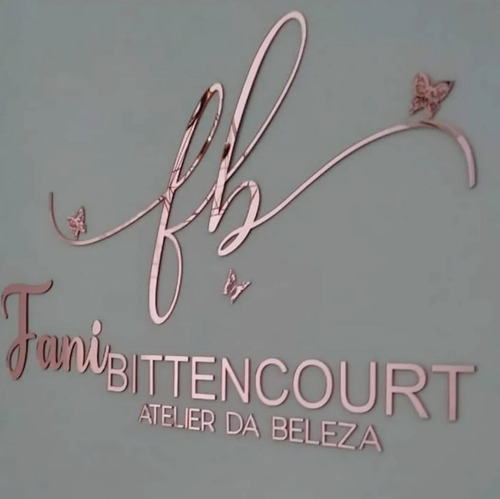 Logo Logotipo Letreiro Em Alto Relevo 3d - 120x120 Cm