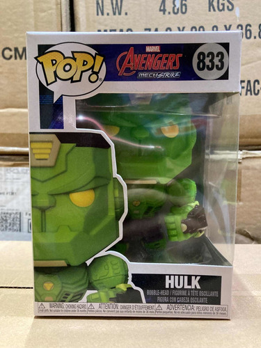 Hulk 833 Marvel Avengers Mech Strike Funko Pop Nuevo Bruce