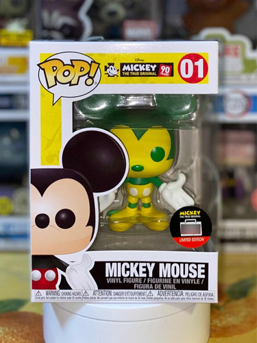 Funko Pop! Disney: Mickey Mouse Verde #01 - Funko Shop (Usado)