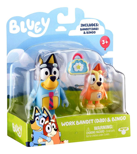 Bluey Set De Figuras Articuladas Amigos Familia Disney Jr