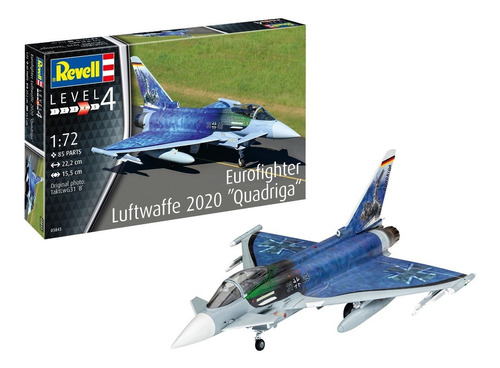 Revell Eurofighter Quadriga Luftwaffe 2020 1/72 Armar 3843