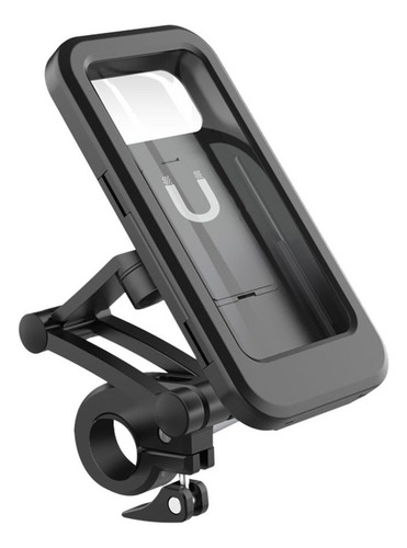 Qc 360° Impermeable Moto Bicicleta Bicicleta Teléfono Soport