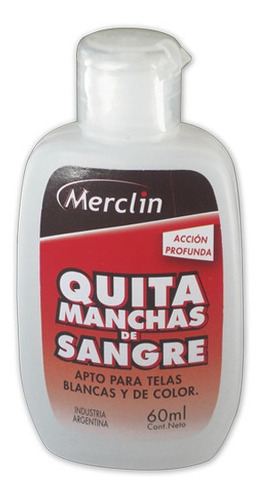 Quita Manchas De Sangre Merclin 60ml