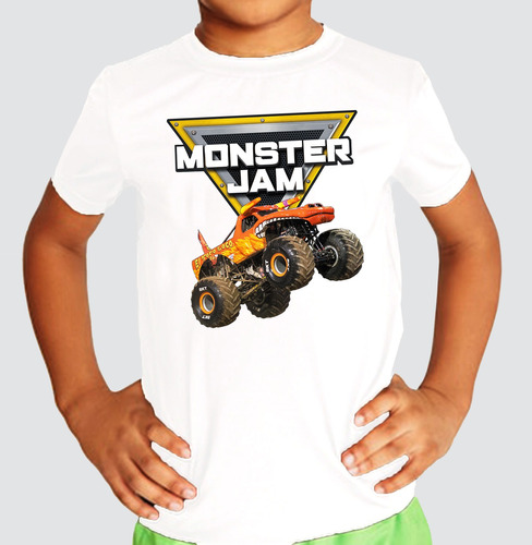 Remera Monster Jam Para Chicos