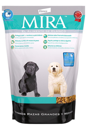 Mira® Cachorro Raza Grande 3 Kg. Alimento Super Premium.