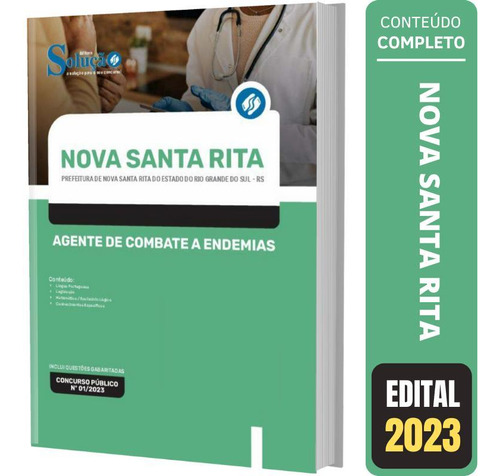 Apostila Nova Santa Rita Rs - Agente De Combate A Endemias