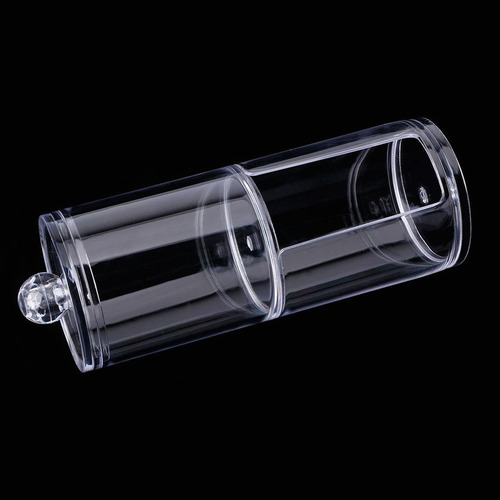 Estuche De Almacenamiento De Contenedor Redondo Transparente