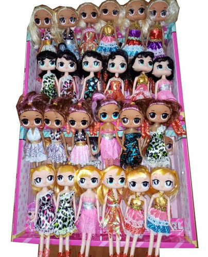 Imagen 1 de 3 de Muñeca Lol Clásica Barata Varios Modelos Frozen Barbie Sofía