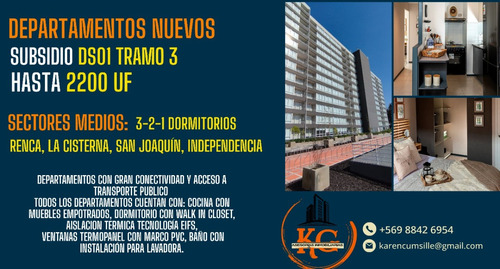Compra Con Subsidio Ds01 Depto. Nuevo