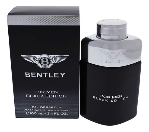 Bentley Bentley Black Edition Hombres Edp Spray 3.4 Oz