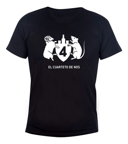 Remera Algodón Cuarteto De Nos 