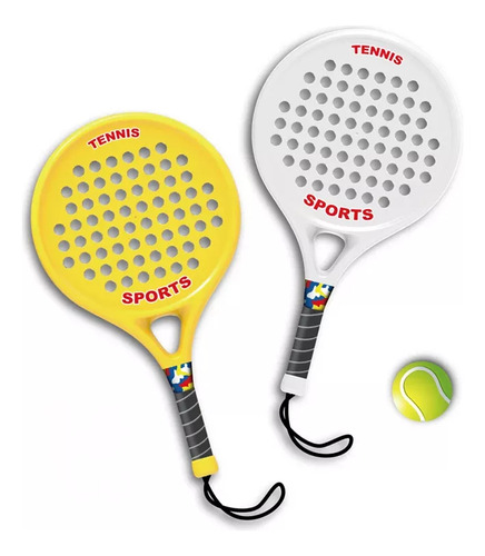 Kit De Juego De Tenis Para Niños Aficionados Con 2 Raquetas