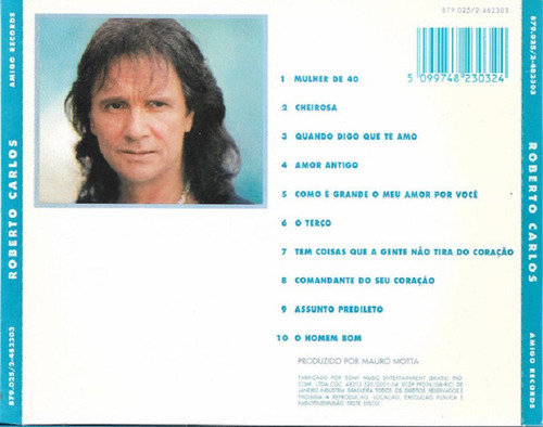 Cd Roberto Carlos - Mulher De 40