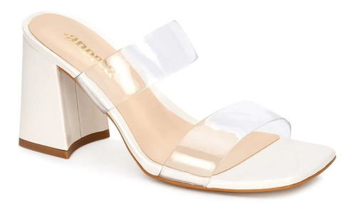 Zapatilla Sandalia Moderna Moda Transparente Apv 300-6269