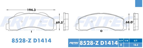 Balatas Delantero Ford F-150 2013