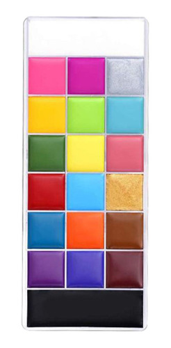 Aceite De Pintura Corporal Facial De 20 Colores, Juego De