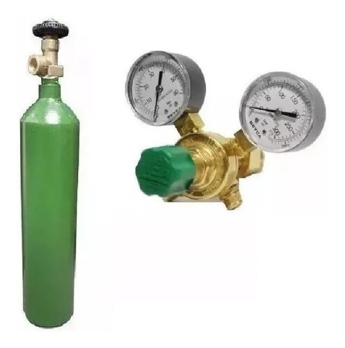 Regulador Alta R410 Y Baja + Tubo Nitrogeno 1/2 Mt3 + Envio